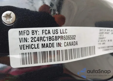2023 Chrysler Pacifica Touring L from USA, damaged, VIN 2C4RC1BG8PR606502
